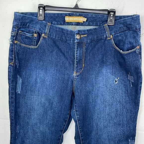 Seven7 Luxe Thalia Jeans distressed size 20 - Picture 2 of 12